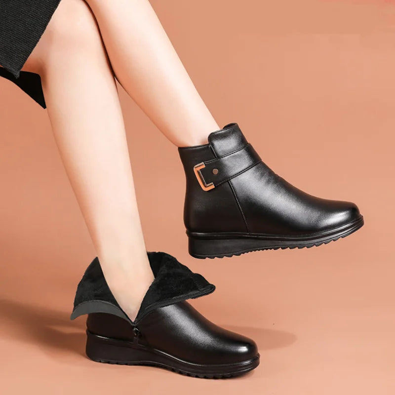 Liora | Bottes en cuir confortables