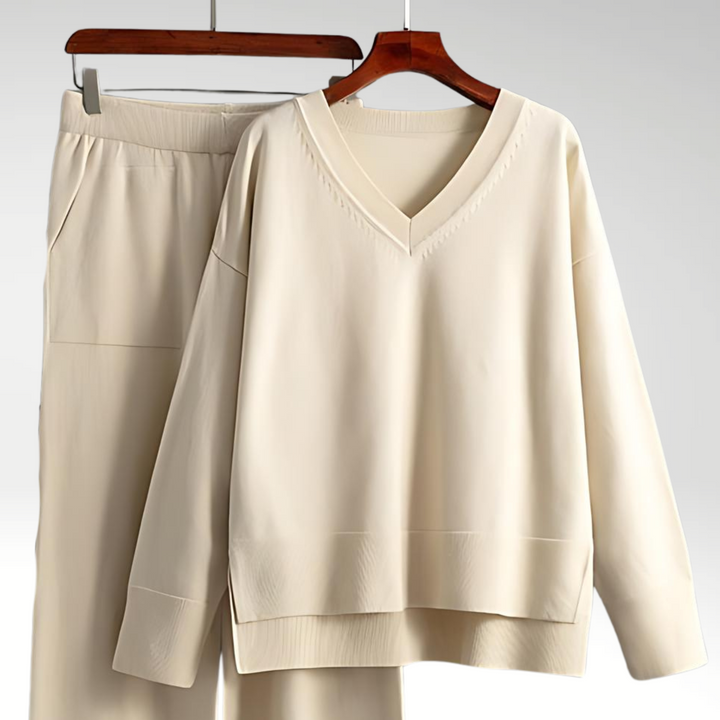Dupont™ | Luxe Ensemble Deux Pièces Col V