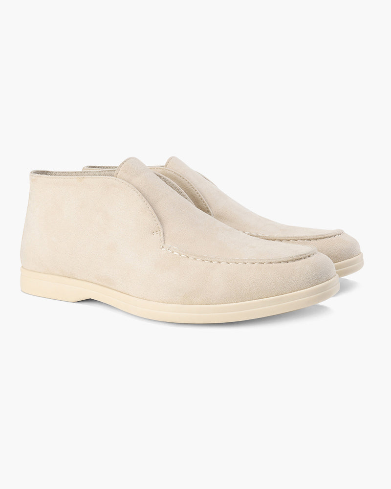 Hoge Suede Loafers