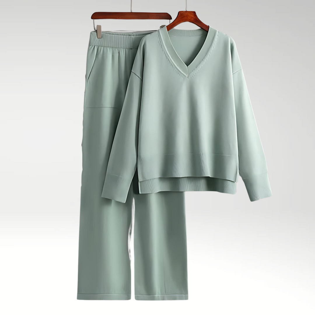 Dupont™ | Luxe Ensemble Deux Pièces Col V