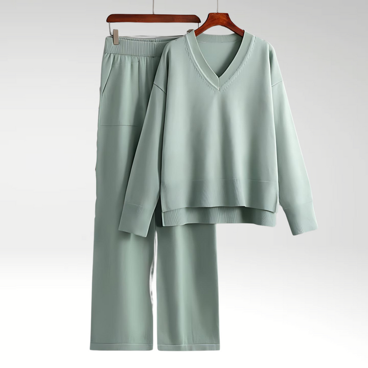 Dupont™ | Luxe Ensemble Deux Pièces Col V