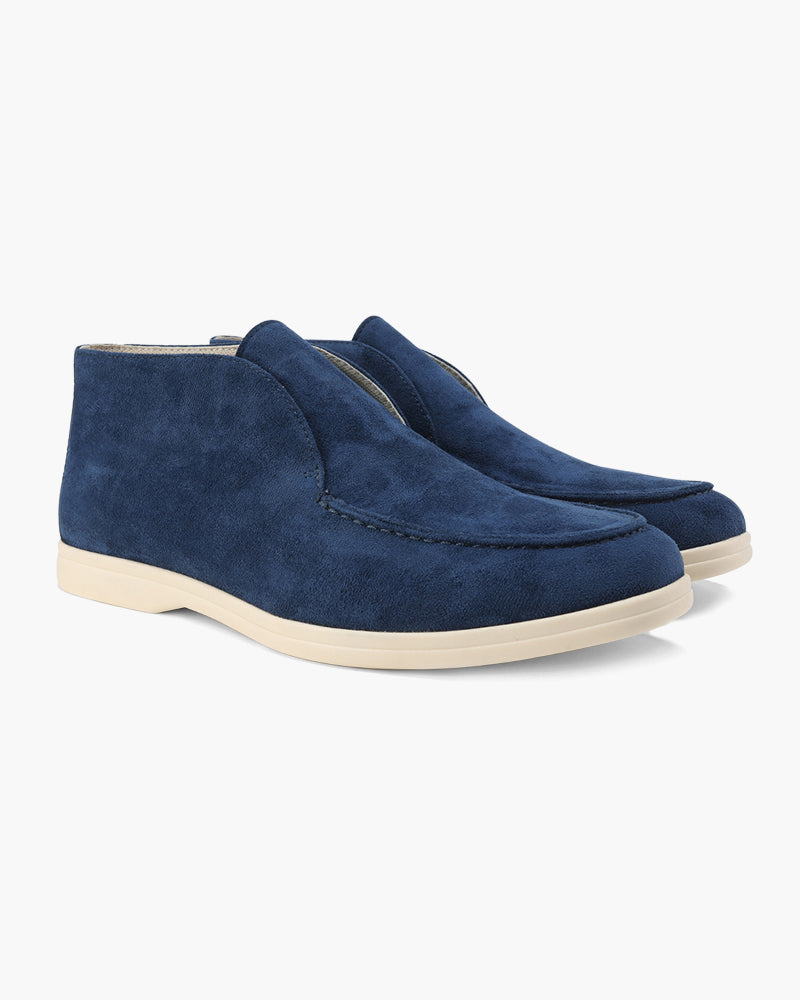 Hoge Suede Loafers