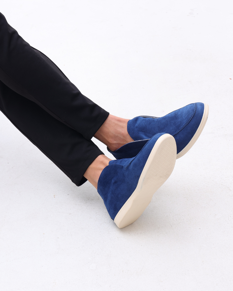 Hoge Suede Loafers