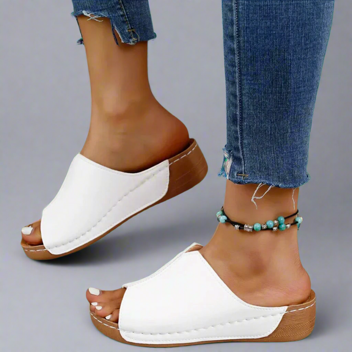 Noemi | Sandales Wedge Artisanales en Matériaux de Qualité Supérieure