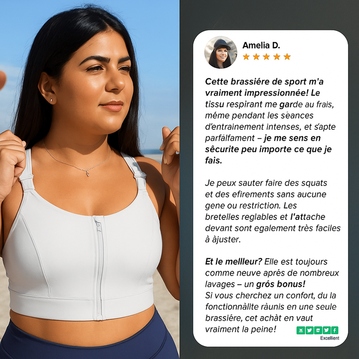 FitBra Pro - Soutien-gorge de sport confortable et soutenant