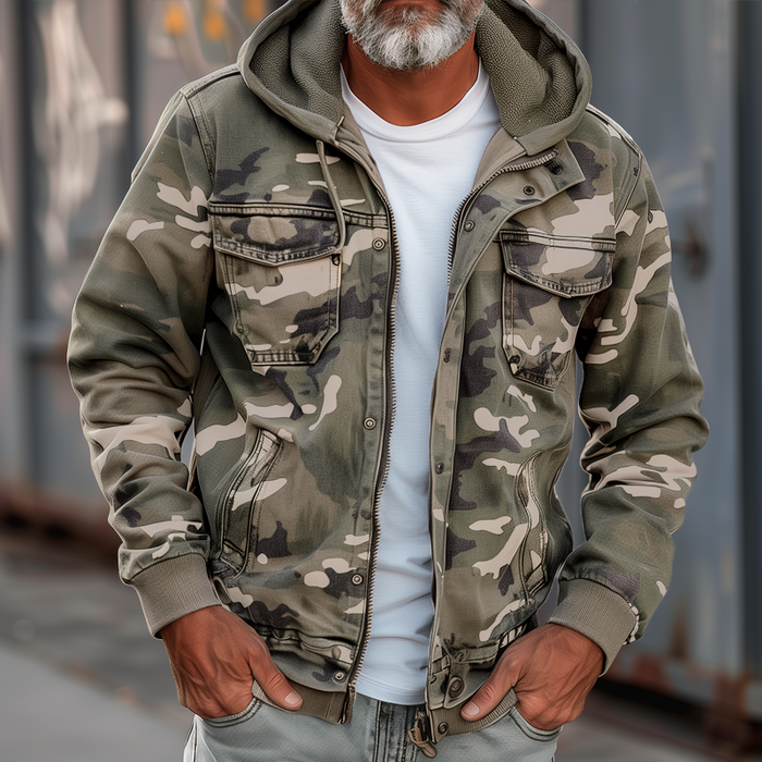 Veste Sami avec motif camouflage