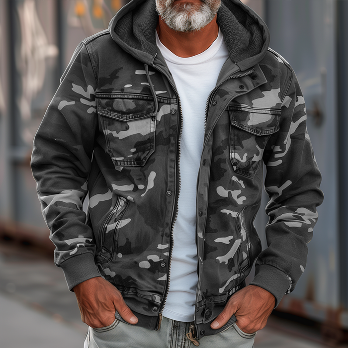 Veste Sami avec motif camouflage