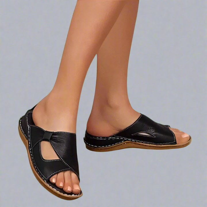 Yvonne | Sandales Orthopédiques en Cuir de Qualité Supérieure