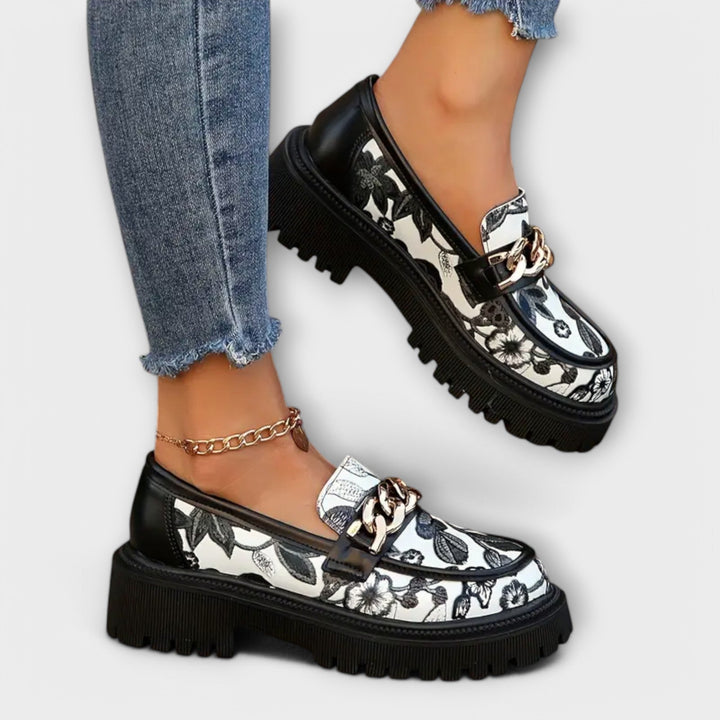 Sandra - Élégantes Mocassins Rétro