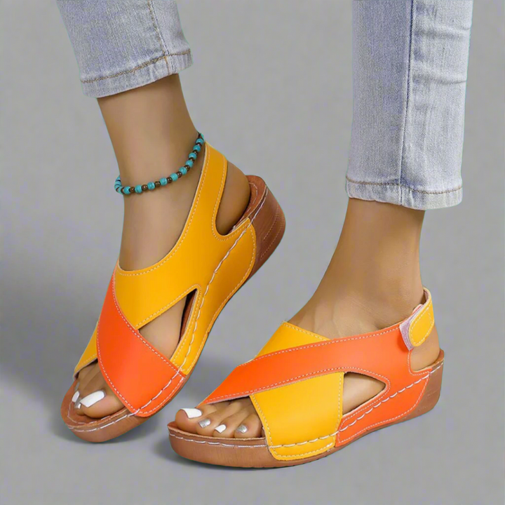 Sonnhild | Sandales Artisanales Premium en Bleu Marine