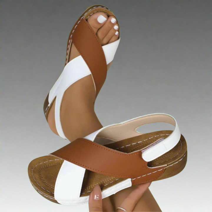 Sonnhild | Sandales Artisanales Premium en Bleu Marine