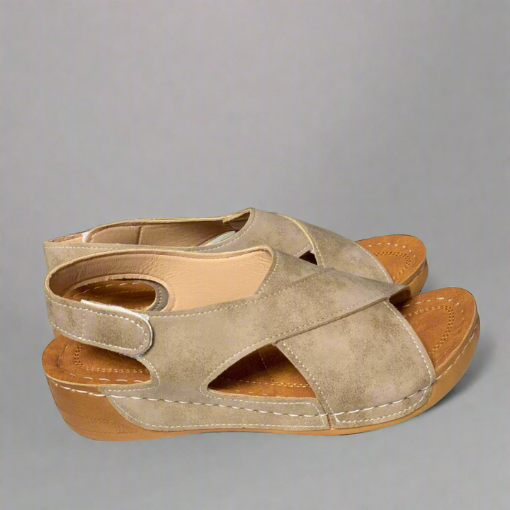 Sonnhild | Sandales Artisanales Premium en Bleu Marine