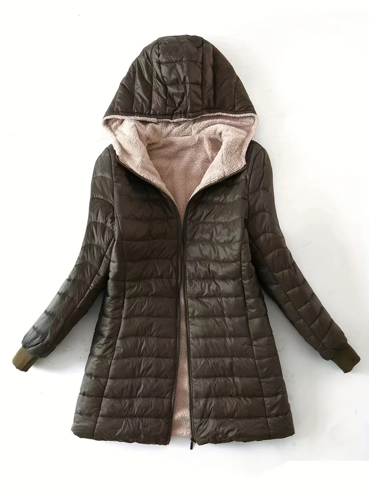 Michèle | Manteau Long Imperméable et Élégant