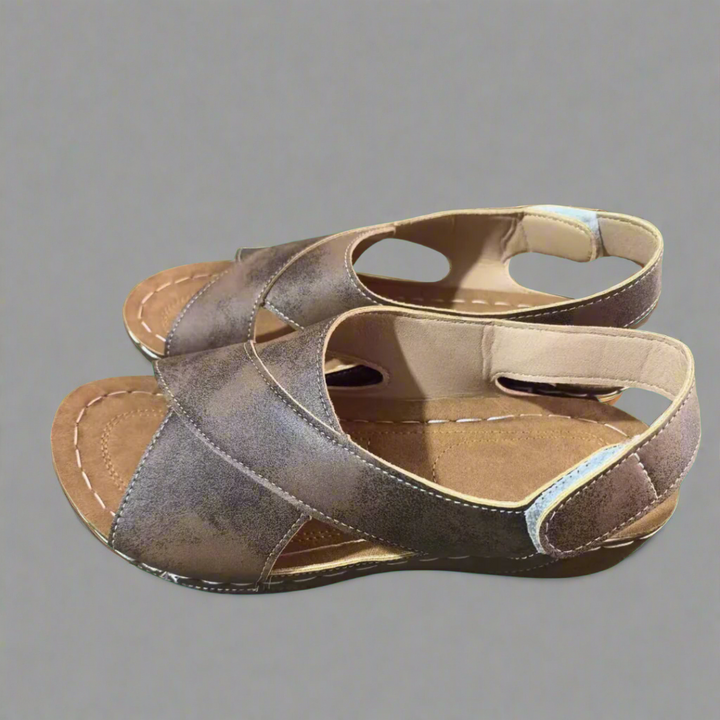 Sonnhild | Sandales Artisanales Premium en Bleu Marine