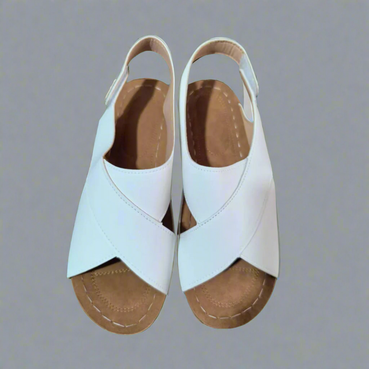 Sonnhild | Sandales Artisanales Premium en Bleu Marine