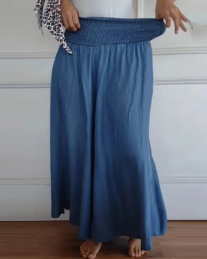 Sylvia™ - Pantalon large taille haute ultra confortable