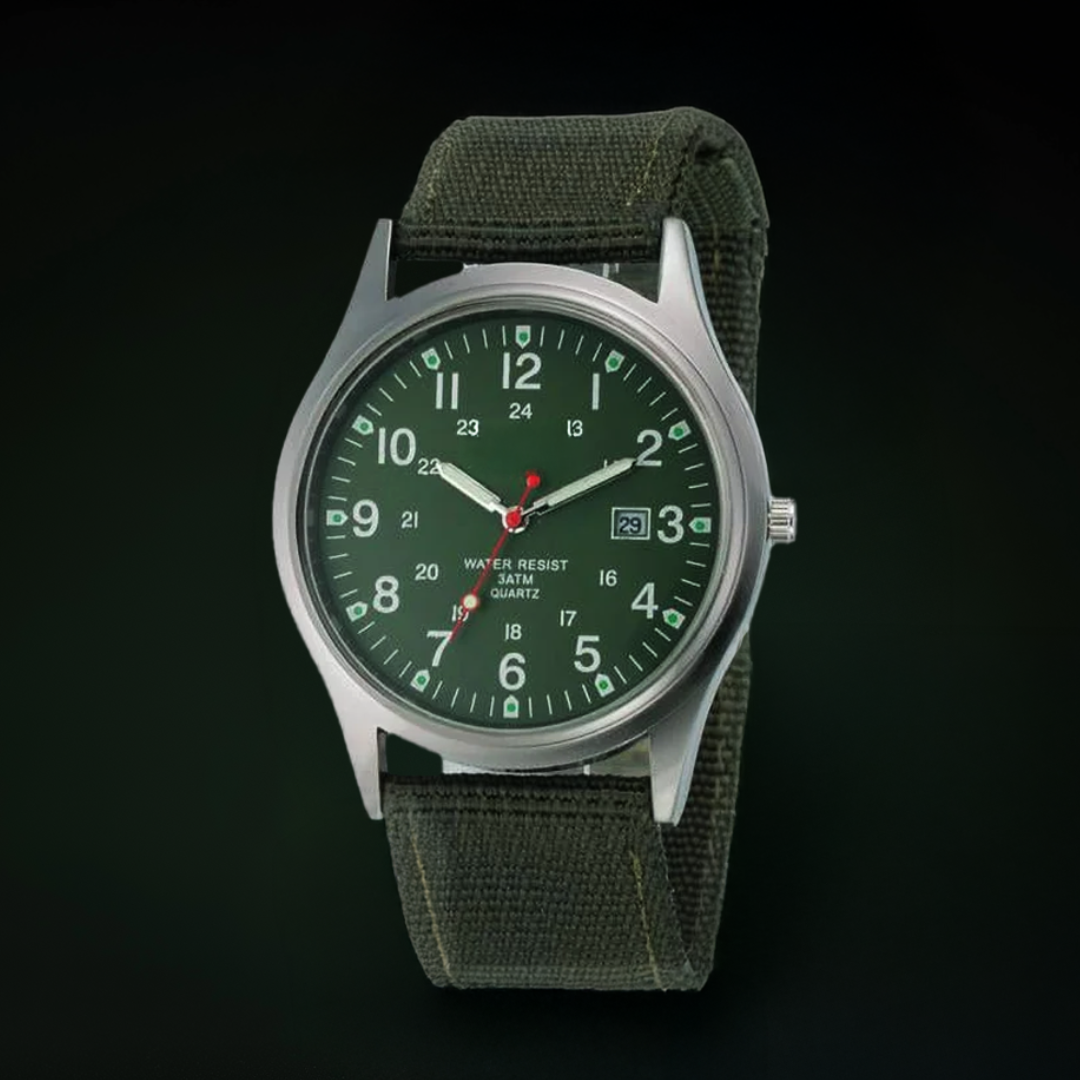 Montre-bracelet décontractée, inspirée des montres militaires