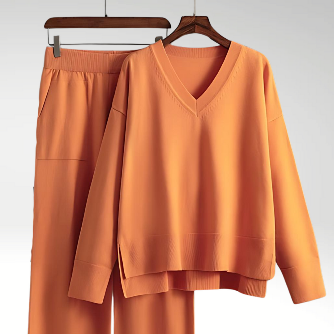 Dupont™ | Luxe Ensemble Deux Pièces Col V