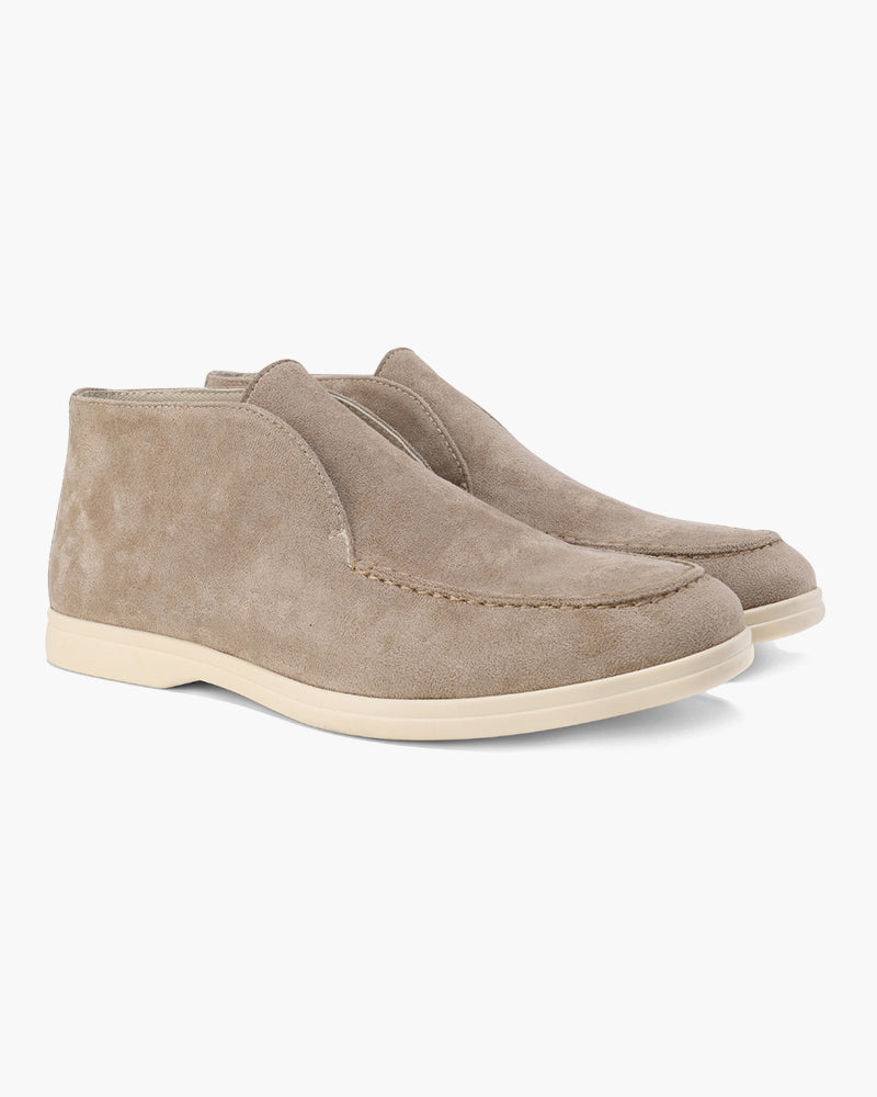 Hoge Suede Loafers