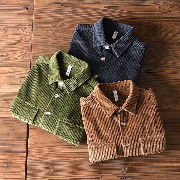 Marco™ | Veste en velours côtelé vintage