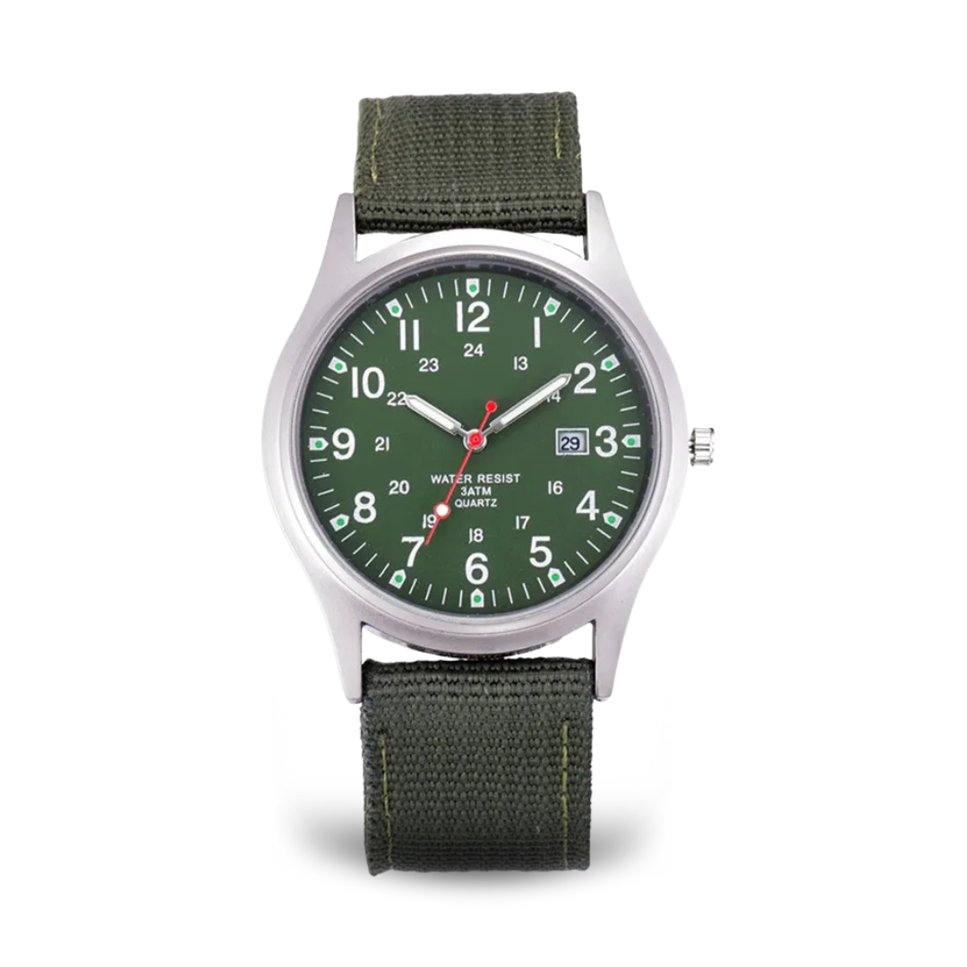 Montre-bracelet décontractée, inspirée des montres militaires