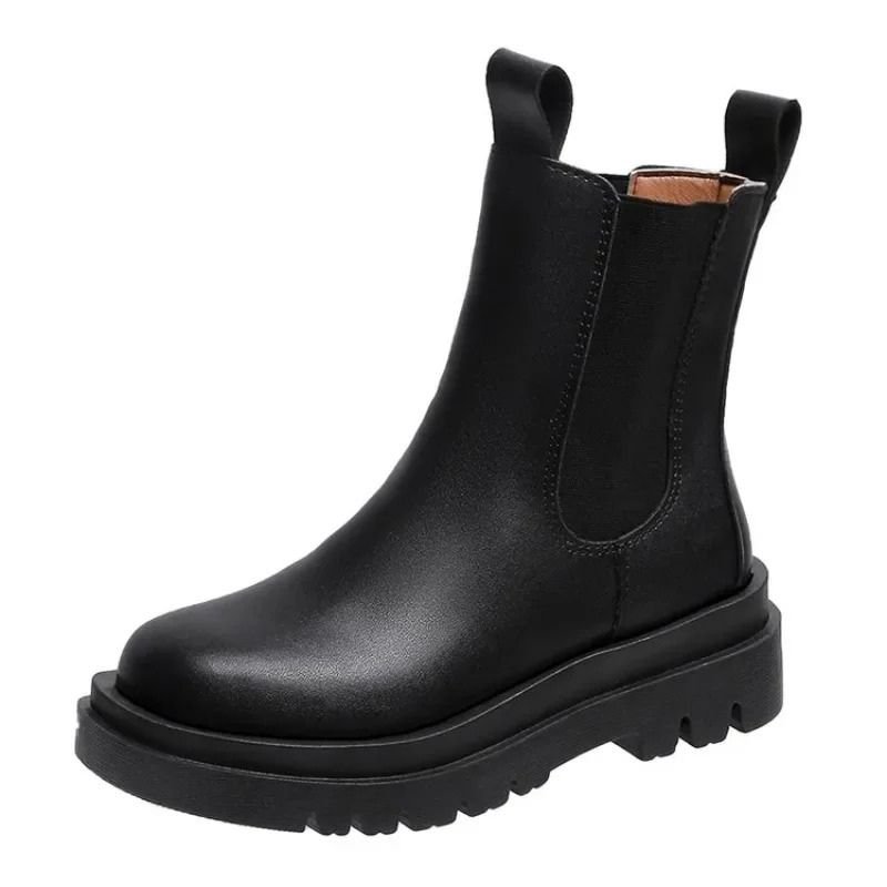 Jenny | Bottes en cuir noir