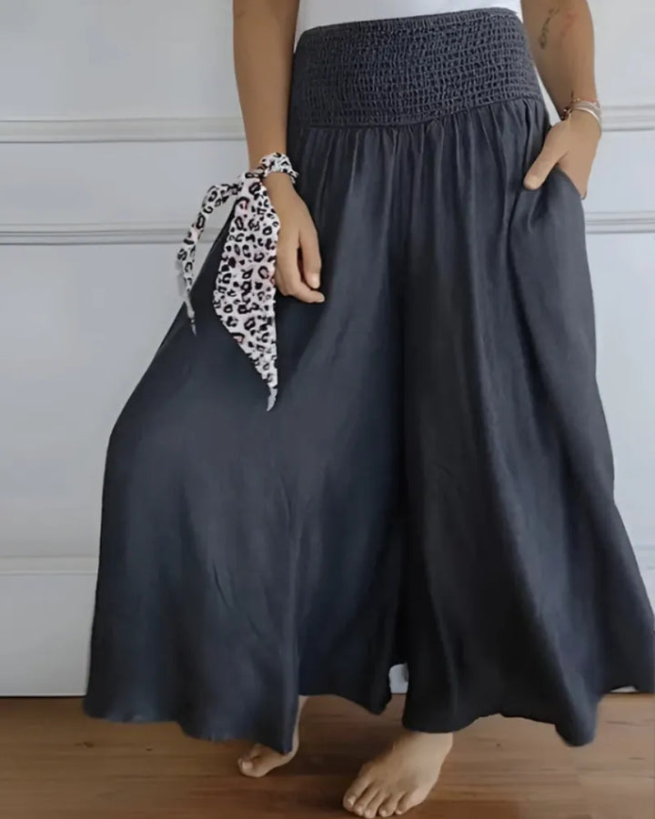 Sylvia™ - Pantalon large taille haute ultra confortable