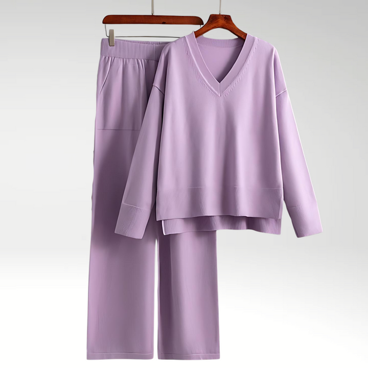Dupont™ | Luxe Ensemble Deux Pièces Col V