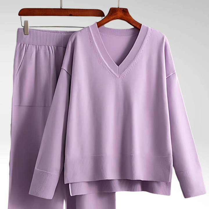 Dupont™ | Luxe Ensemble Deux Pièces Col V