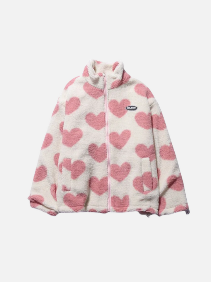Ava | Manteau double face en forme de cœur