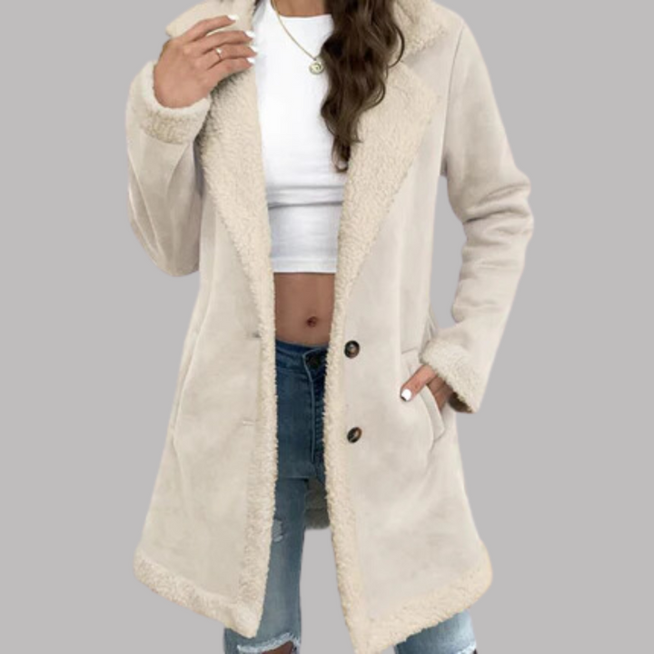 Amelia | Manteau avec doublure en sherpa