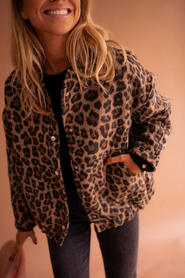 Daniela | Veste léopard chic