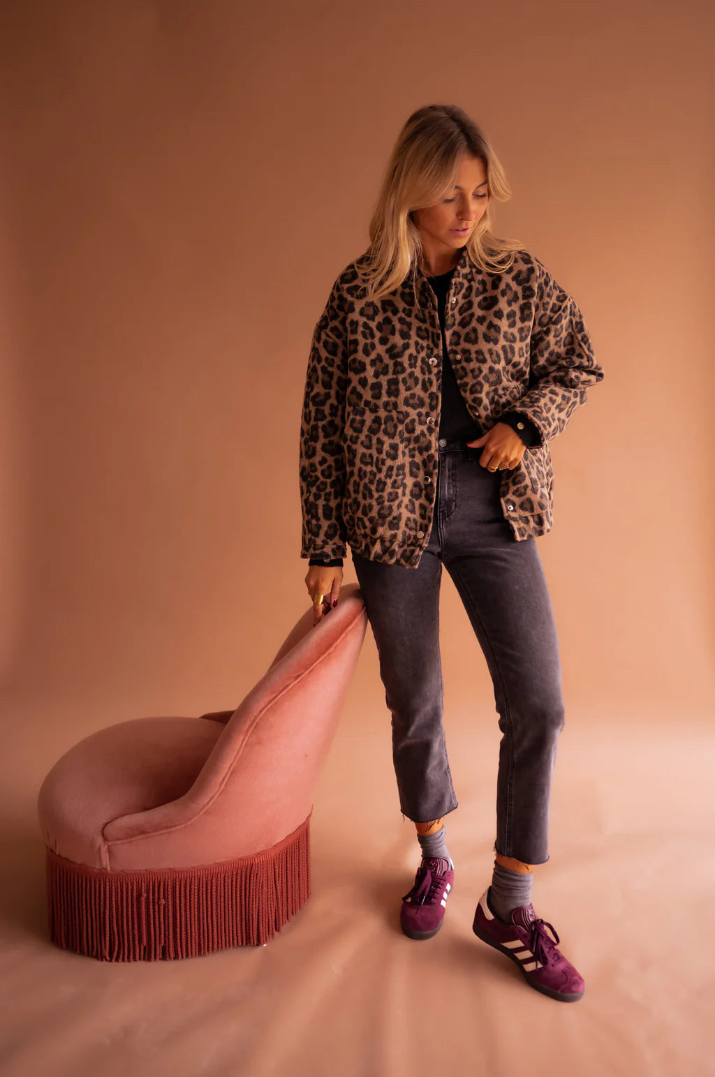 Daniela | Veste léopard chic