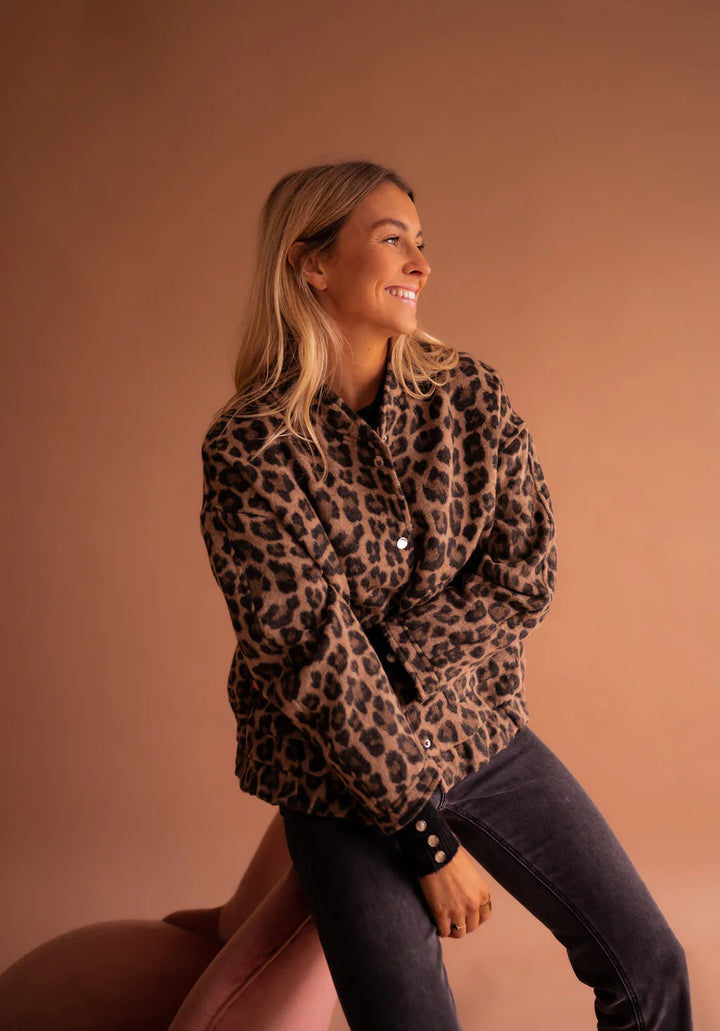 Daniela | Veste léopard chic