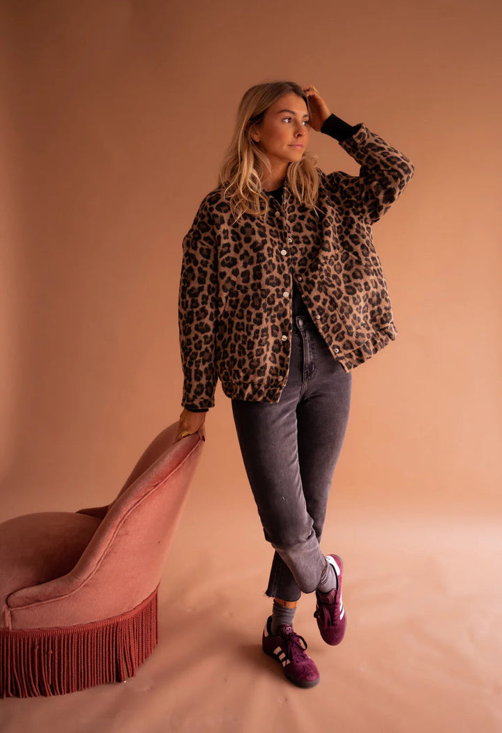 Daniela | Veste léopard chic