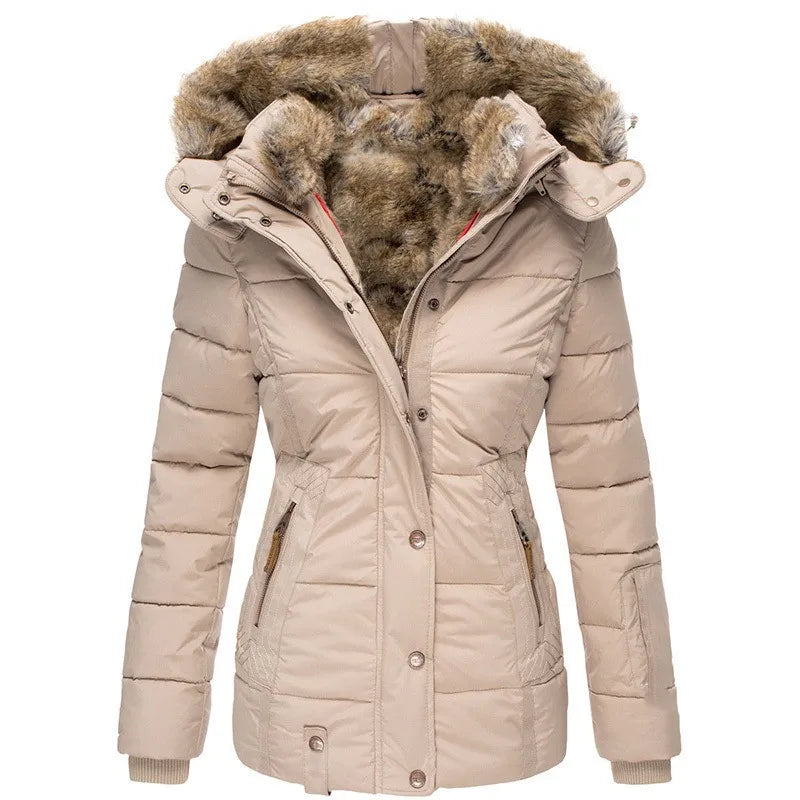 Dupont™ | Manteau d'hiver chaud avec doublure en fourrure