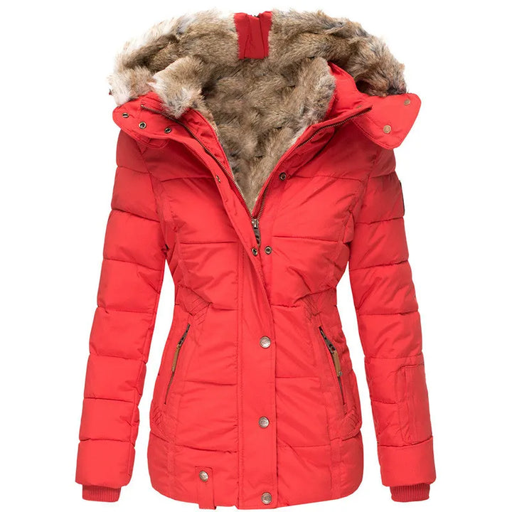 Dupont™ | Manteau d'hiver chaud avec doublure en fourrure