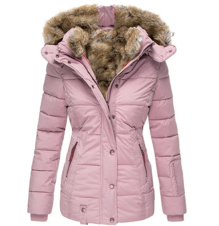Dupont™ | Manteau d'hiver chaud avec doublure en fourrure