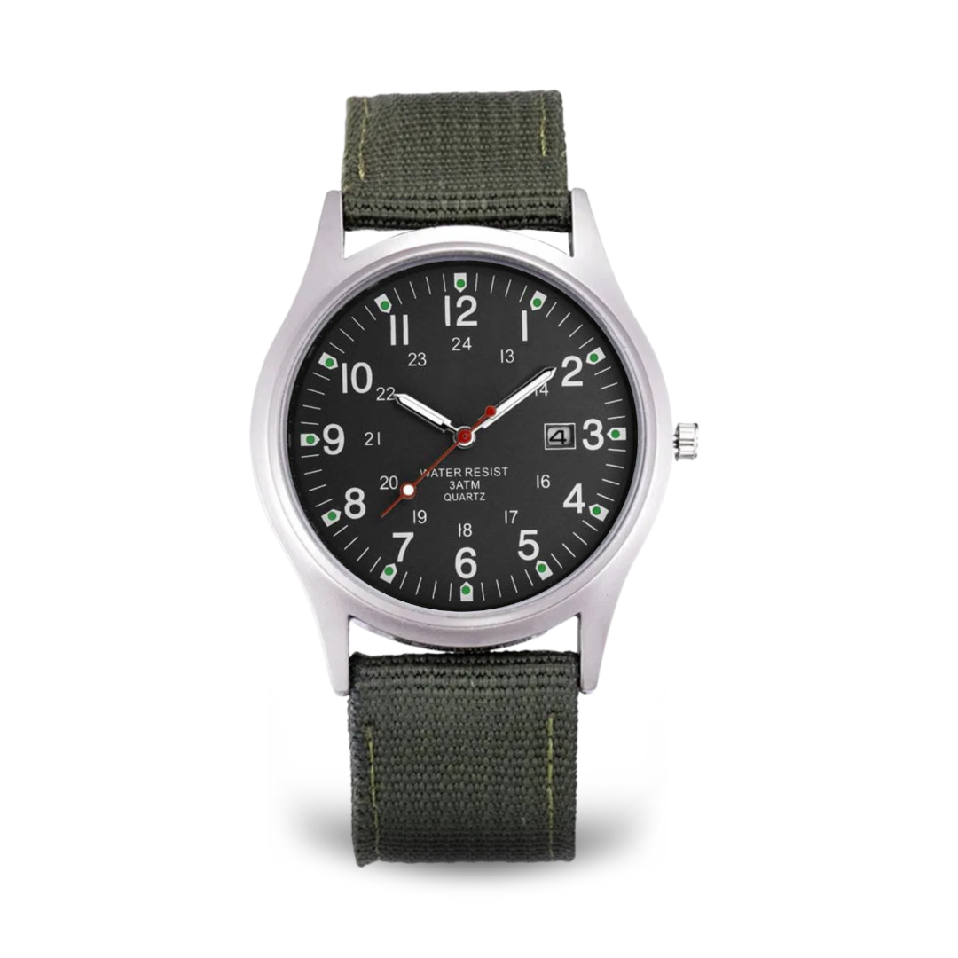 Montre-bracelet décontractée, inspirée des montres militaires