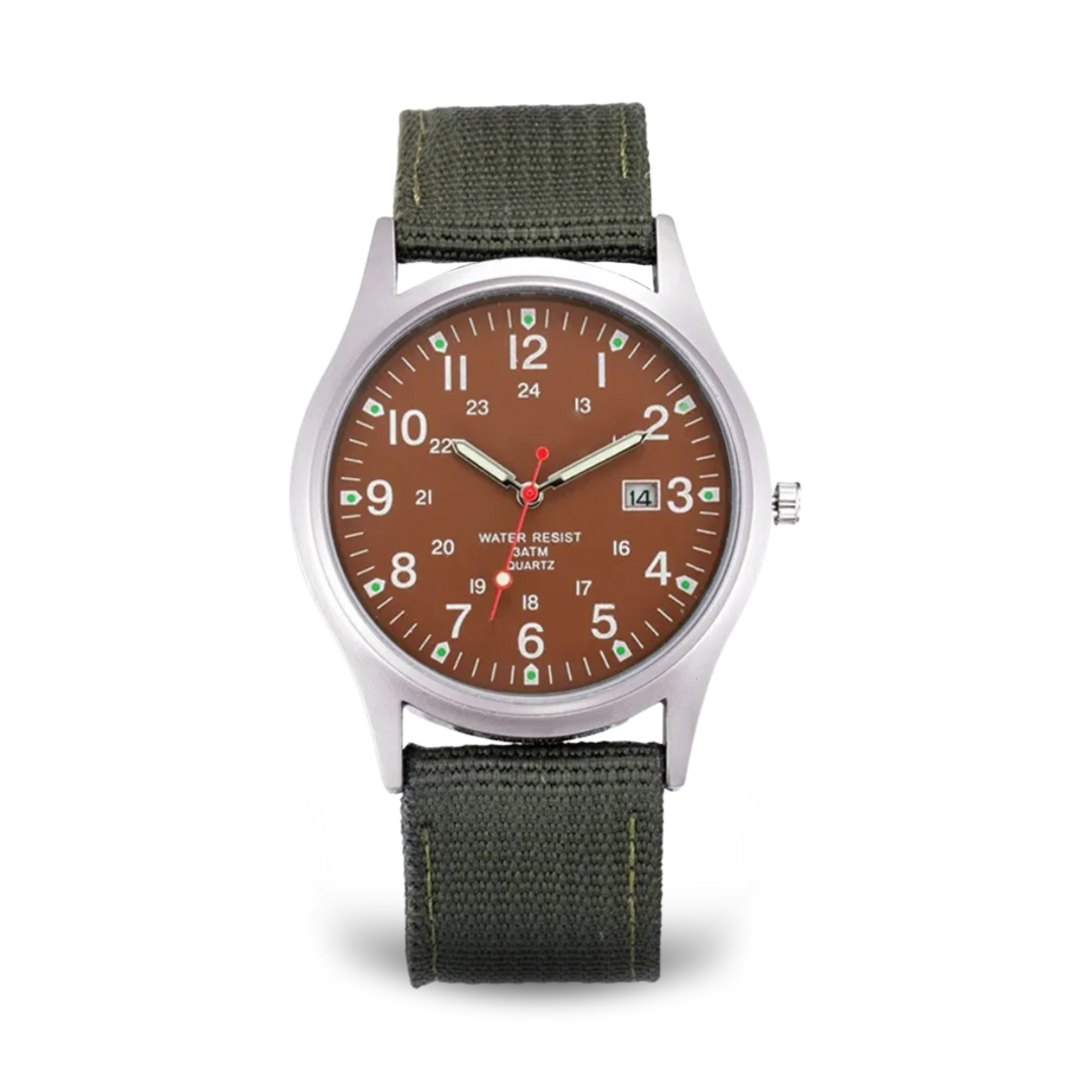 Montre-bracelet décontractée, inspirée des montres militaires