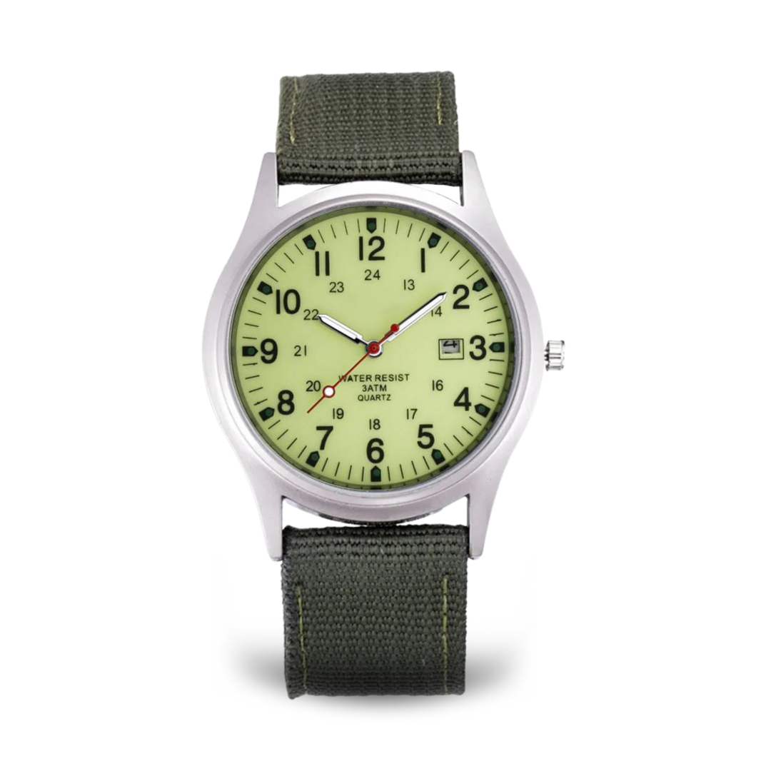 Montre-bracelet décontractée, inspirée des montres militaires