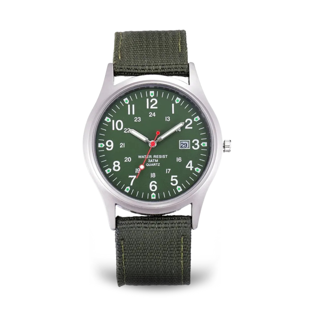 Montre-bracelet décontractée, inspirée des montres militaires