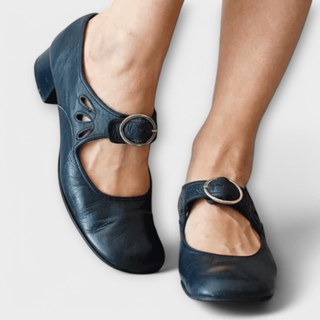 Paulina - Sandale en cuir au design unique et au confort exceptionnel