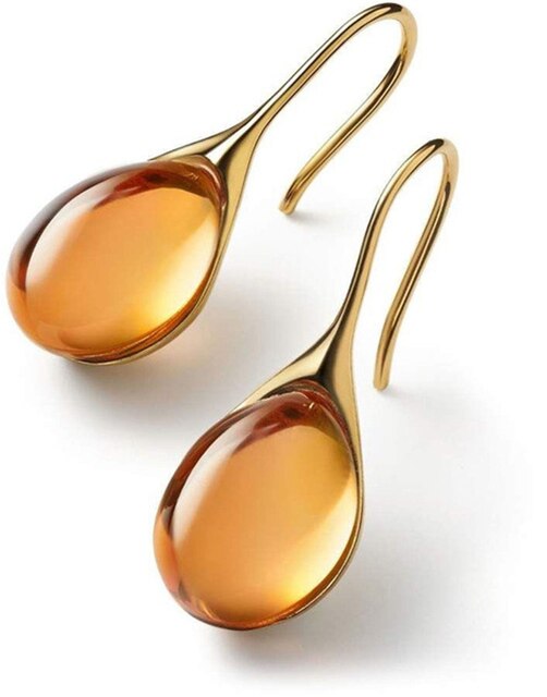 Boucles d'oreilles en cristal or et argent