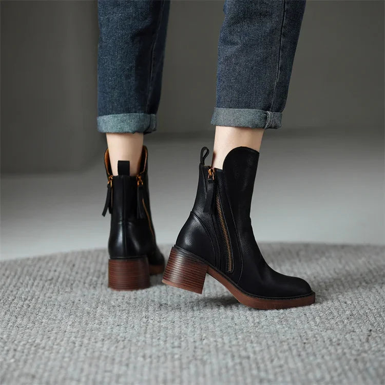 Mary-Jane | Escarpins en cuir