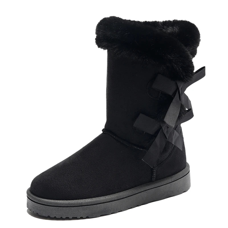 Bella | Bottines papillon en daim