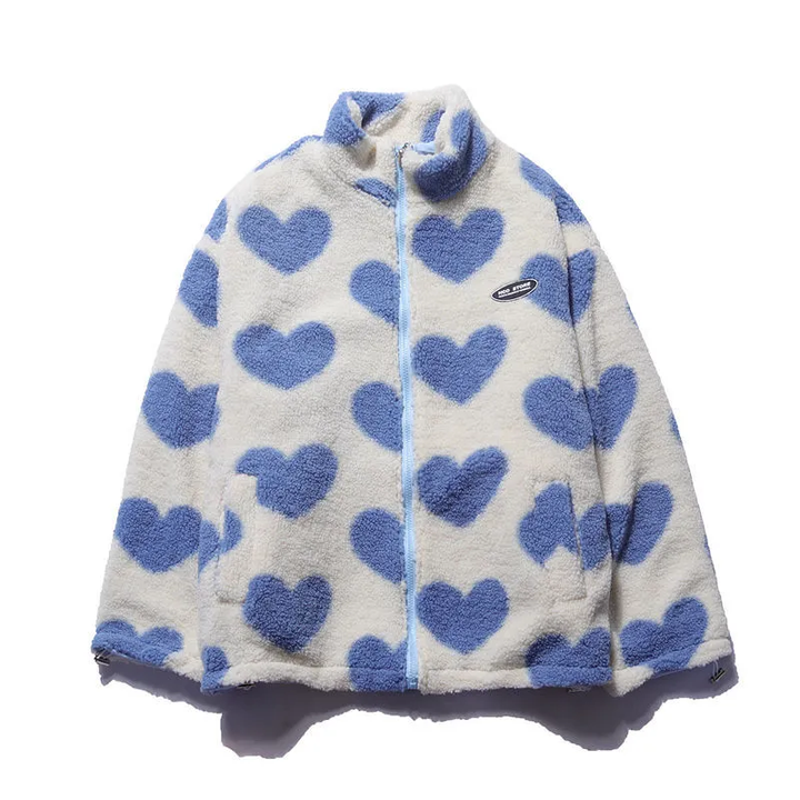 Ava | Manteau double face en forme de cœur