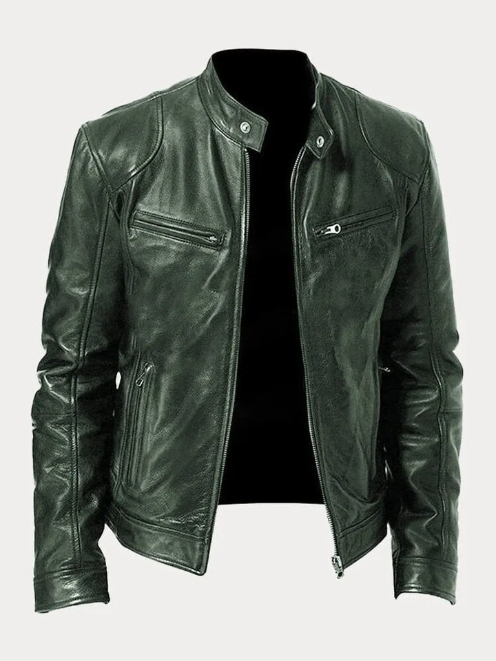 MIKE™ | VESTE EN CUIR CASUAL