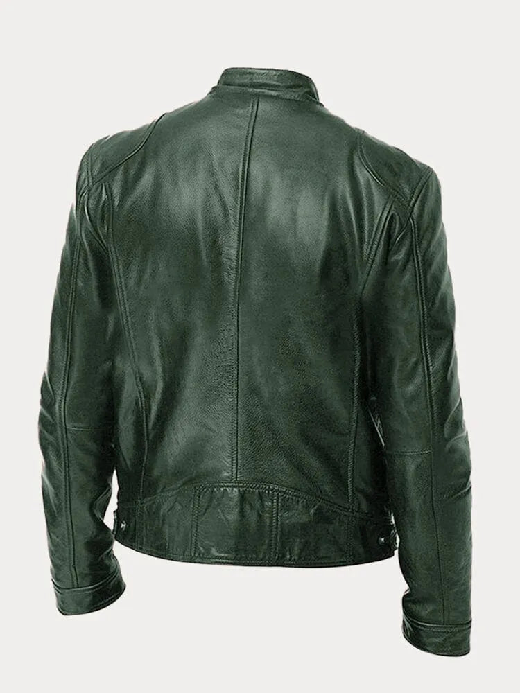 MIKE™ | VESTE EN CUIR CASUAL