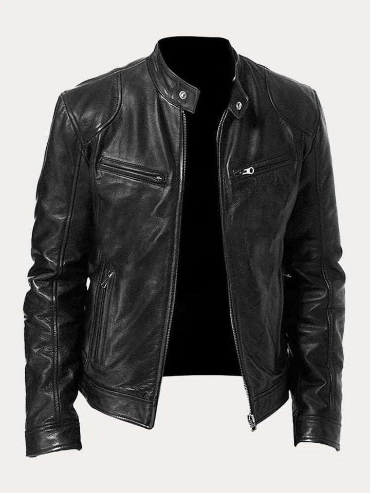 MIKE™ | VESTE EN CUIR CASUAL